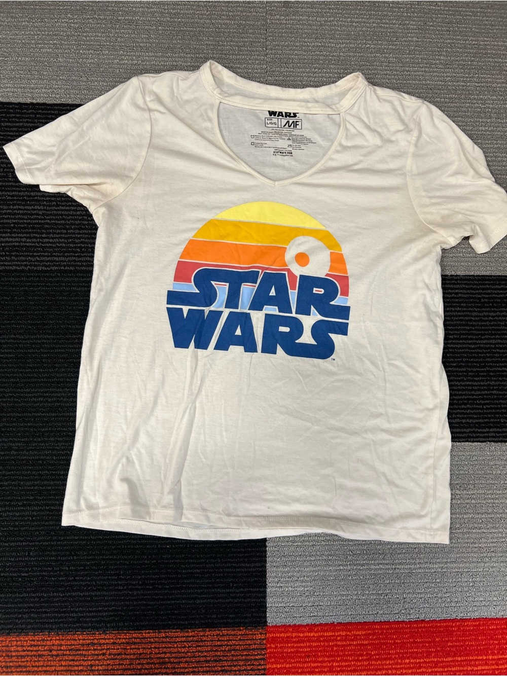 Star Wars Tee with Retro Deathstar Graphic